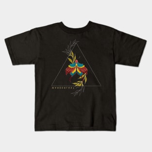 abstract moth Kids T-Shirt